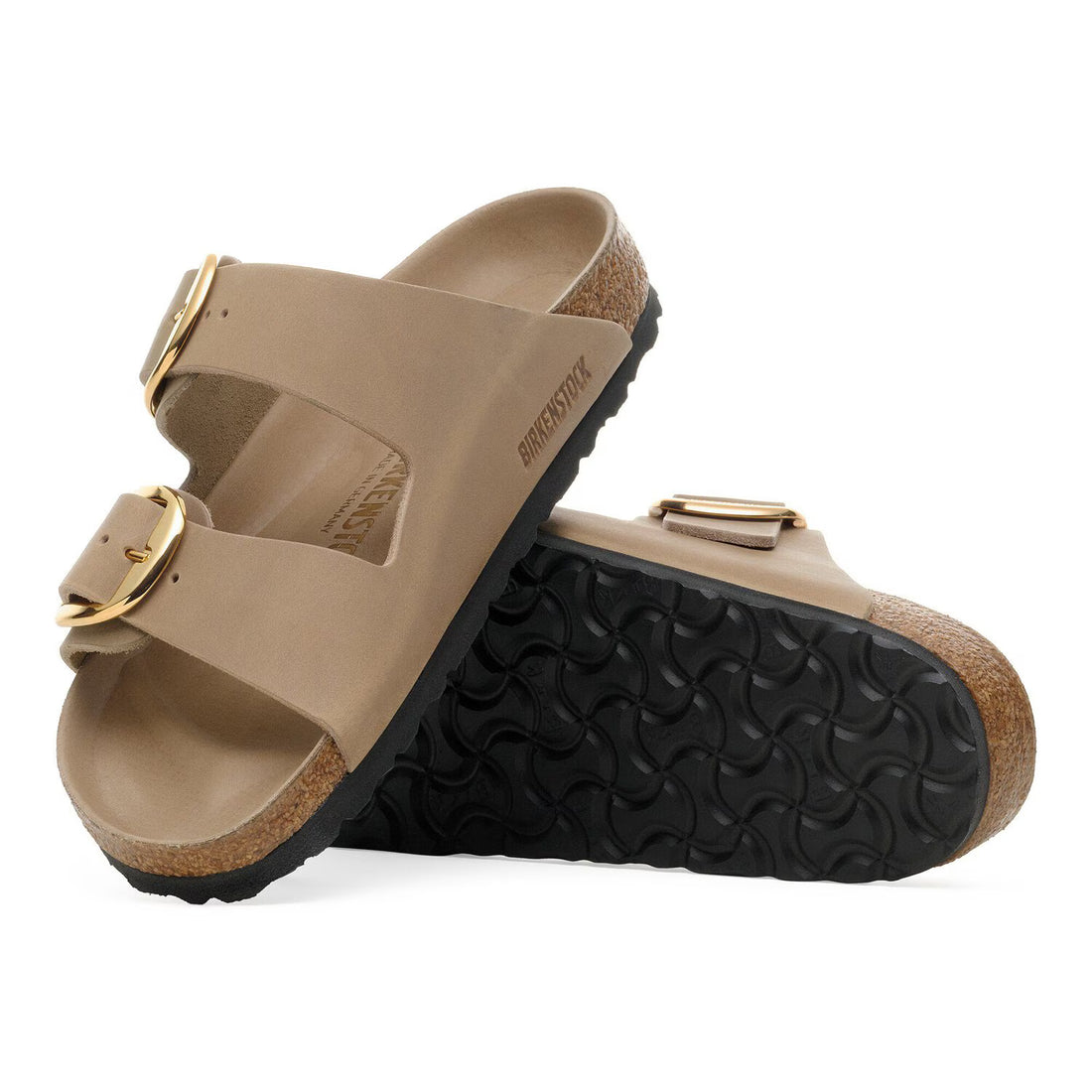 Arizona Big Buckle - Cuir huilé - Tobacco Brown